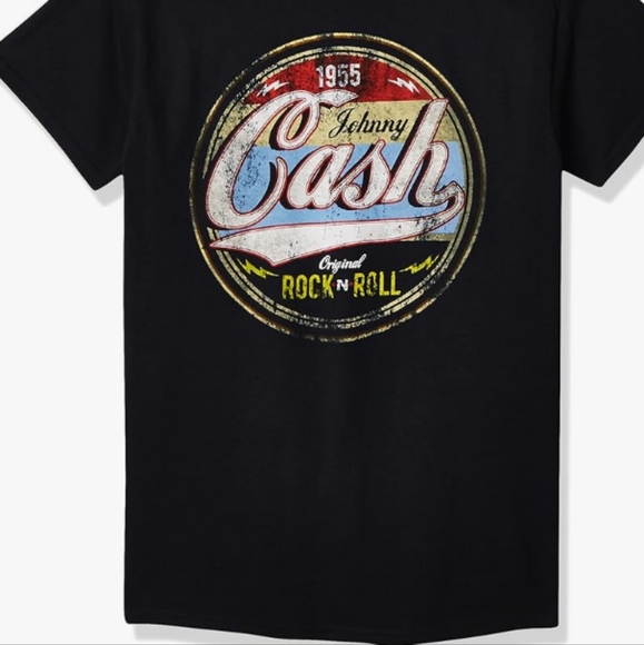 Johnny Cash Black Short Sleeve T Shirt Size Medium NWOT - Picture 2 of 3